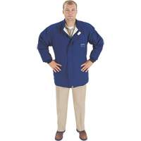 Arc Flash Jacket, Medium, Blue, 40 cal/cm² Cam Industrial