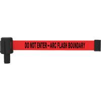 PLUS Banner Cassette, Do Not Enter - Arc Flash Boundary, 15', Red Tape Cam Industrial