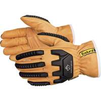 Endura&reg; Anti-Impact Driver's Gloves, X-Small, Grain Goatskin Palm, Thinsulate Inner Lining Cam Industrial