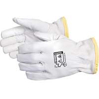 Endura&reg; Flame-Resistant Anti-Static Driver's Gloves, Small, Grain Goatskin Palm, Rhovyl&reg; Inner Lining Cam Industrial