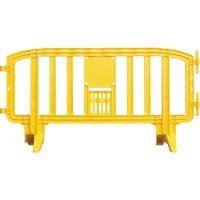 Barricade Movit, Emboîtables, 78" lo x 39" h, Jaune Cam Industrial