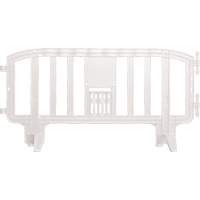 Barricade Movit, Emboîtables, 78" lo x 39" h, Blanc Cam Industrial