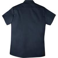 Chemise de travail &agrave; manches courtes en tissu crois&eacute;, Hommes, 4T-Grand, Bleu marine Cam Industrial