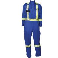 Combinaisons ignifuges &agrave; bandes Firewall FR, Taille T-petit, Bleu royal Cam Industrial