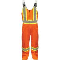 Overalls, Poly-Cotton, Small, High Visibility Orange Cam Industrial