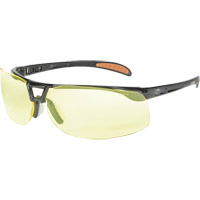 Prot&eacute;g&eacute; Safety Glasses with HydroShield Lenses, Amber Lens, Anti-Fog/Anti-Scratch, ANSI Z87+ Cam Industrial