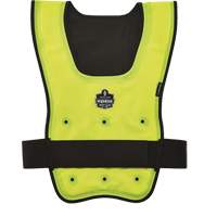 Chill-Its&reg; 6687 Economy Dry Evaporative Cooling Vest, Small/Medium, High Visibility Lime-Yellow Cam Industrial