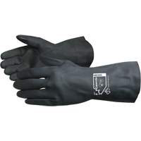 Chemstop Lined Chemical-Resistant Gloves, Size 7, 12" L, Neoprene, Flock-Lined Inner Lining, 30-mil Cam Industrial