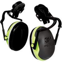 Peltor X Series X4 Earmuffs, Cap Mount, 26 NRR dB Cam Industrial