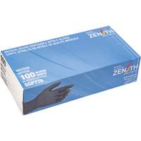 Puncture-Resistant Medical-Grade Disposable Gloves, Medium, Nitrile, 5-mil, Powder-Free, Black, Class 2 Cam Industrial