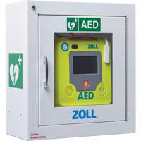 Standard Surface-Mounted AED Wall Cabinet, Zoll AED 3 For, Non-Medical Cam Industrial