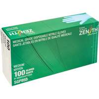 Puncture-Resistant Medical-Grade Disposable Gloves, Medium, Nitrile, 3.5-mil, Powder-Free, Blue, Class 2 Cam Industrial