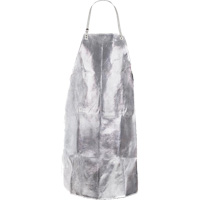 Heat Resistant Apron with Strap, 24" W x 42" L, Aluminized Kevlar&reg; Cam Industrial