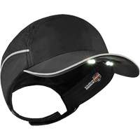Skullerz<sup>®</sup> 8965 Lightweight Bump Cap Hat with LED Lighting, Black SGQ317 | Cam Industrial