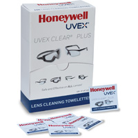 Uvex<sup>®</sup> Clear<sup>®</sup> Plus Towelettes, 5.25" x 8", Pack Of 100 SGQ555 | Cam Industrial