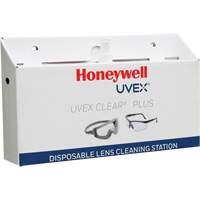 Uvex<sup>®</sup> Clear<sup>®</sup> Plus Disposable Lens Cleaning Station, Cardboard, 16" L x 3.19" D x 9.25" H SGQ557 | Cam Industrial