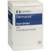 Gauze Sponges, Pad, 4" L x 4" W, Medical Device Non-Medical Cam Industrial
