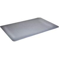 WD Foodmaster Anti-Microbial Mats, Smooth, 3' x 4' x 9/16", Grey, Nitrile/Rubber Cam Industrial