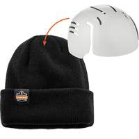 Tuque en tricot c&ocirc;tel&eacute; avec fermeture &agrave; glissi&egrave;re et casque antichoc &agrave; ins&eacute;rer N-Ferno, Taille unique, Noir Cam Industrial