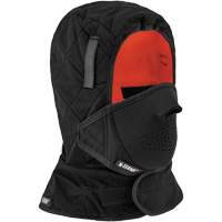 N-Ferno&reg; 3-Layer Winter Hard Hat Liner with Mouthpiece, Fleece Lining, One Size, Black Cam Industrial