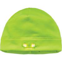 Bonnet N-Ferno &agrave; lumi&egrave;res DEL, Taille unique, Vert lime haute visibilit&eacute; Cam Industrial