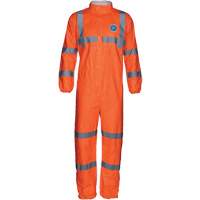 HV High Visibility Coveralls with Collar, Small, Orange, Tyvek&reg; 500 Cam Industrial