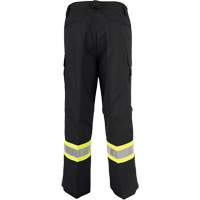 All-Season High Visibility Ventilated Pants, Poly-Cotton, 50, Black Cam Industrial
