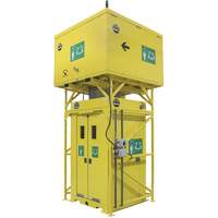 Enclosed Outdoor Gravity Fed Safety Shower Cam Industrial