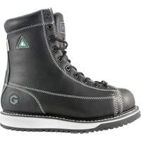 Bottes de travail pour monteur, Cuir, Embout Acier, Taille 7, Imperm&eacute;able Cam Industrial
