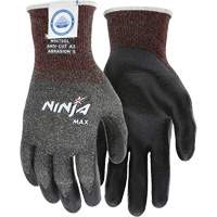 Ninja&reg; Max Cut Resistant Gloves, Size Large, 10 Gauge, Bi-Polymer Coated, Dyneema&reg; Shell, ASTM ANSI Level A3 Cam Industrial