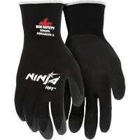 Ninja&reg; Coated Gloves, Small, HPT Coating, 15 Gauge, Nylon Shell Cam Industrial