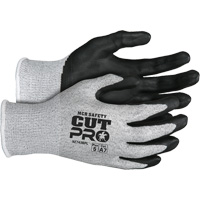 Safety Cut Pro Cut Resistant Gloves, Size Large, 13 Gauge, Bi-Polymer Coated, HPPE Shell, ASTM ANSI Level A7 Cam Industrial