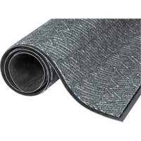 Triathlon Performance Entrance Mats, Wiper/Scraper, 6' x 10' x 7/16", Cool Grey Cam Industrial