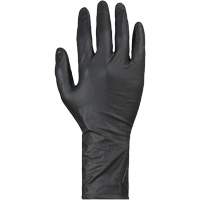 KeepKleen&reg; Disposable Gloves, Small, Nitrile, 8-mil, Powder-Free, Black Cam Industrial