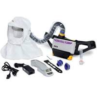 Versaflo Powered Air Purifying Respirator Easy Clean Kit, Loose Fitting Hood & Faceshield, Lithium-Ion Battery Cam Industrial