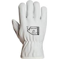 Endura&reg; Winter-Lined Driver Gloves, X-Large, Grain Goatskin Palm, Thinsulate Inner Lining Cam Industrial