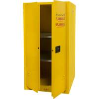 Flammable Storage Cabinet, 60 gal., 2 Door, 34" W x 65" H x 34" D Cam Industrial