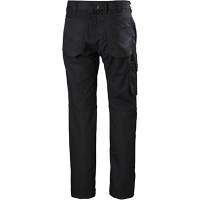 Oxford Service Pants, Poly-Cotton, Black, Size 30, 30 Inseam Cam Industrial