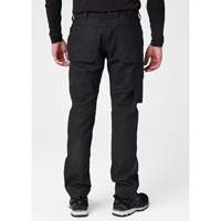 Oxford Service Pants, Poly-Cotton, Black, Size 30, 30 Inseam Cam Industrial