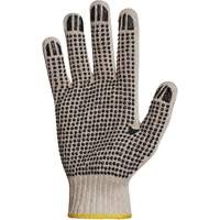 Gant en tricot avec pois de PVC Sure Grip, Poly/coton, Un c&ocirc;t&eacute;, Calibre 7, T-petit Cam Industrial
