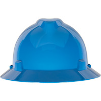 V-Gard&reg; Slotted Full-Brim Hardhat, Pinlock Suspension, Non-Vented Cam Industrial