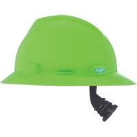 V-Gard&reg; Slotted Full-Brim Hardhat, Meets CSA Type 1, Ratchet Suspension, Non-Vented Cam Industrial