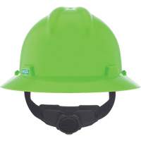 V-Gard&reg; Slotted Full-Brim Hardhat, Meets CSA Type 1, Ratchet Suspension, Non-Vented Cam Industrial