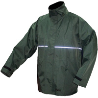 Journeyman Waterproof Jacket, Nylon, Medium, Green Cam Industrial