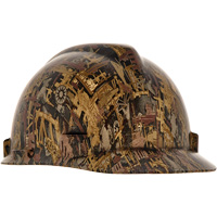 V-Gard&reg; Hydro Dip Hard Hat, Meets CSA Type 1, Ratchet Suspension, Non-Vented Cam Industrial