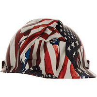 V-Gard&reg; Hydro Dip Hard Hat, Meets CSA Type 1, Ratchet Suspension, Non-Vented Cam Industrial