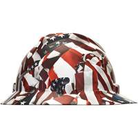 V-Gard&reg; Hydro Dip Full Brim Hard Hat, Meets CSA Type 1, Ratchet Suspension, Non-Vented Cam Industrial