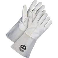 TIG Welder's Gloves, Split Goatskin, Size Large Cam Industrial
