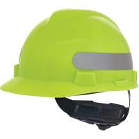 V-Gard&reg; Slotted Hard Hat, Meets CSA Type 1, Ratchet Suspension, Non-Vented Cam Industrial