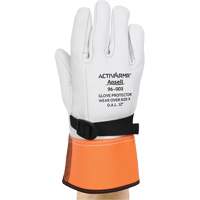 96-003 High Voltage Leather Protector Gloves, Size 8, 12" L Cam Industrial